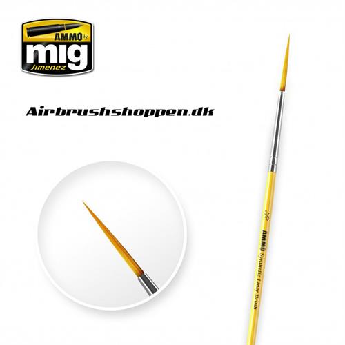 A.MIG 8590 Syntetisk liner pensel 3/0